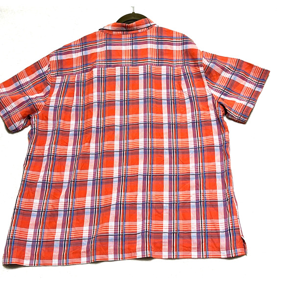 Royal Robbins XXL Plaid Short Sleeve Standard Fit Shirt Modal Button Down - Picture 8 of 9